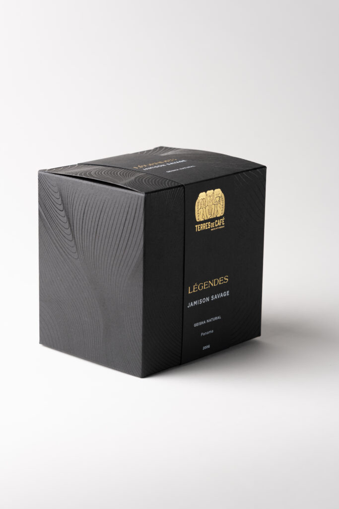 boite terres de café